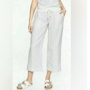 Athleta Stripe Bali Linen Crop